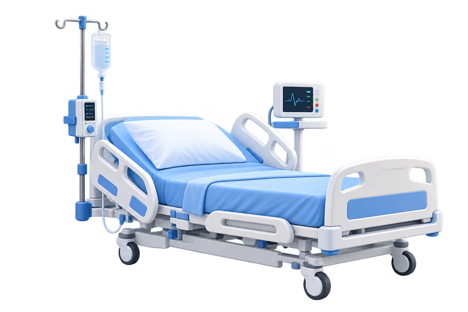 GetBeds 3D Hospital ICU Bed